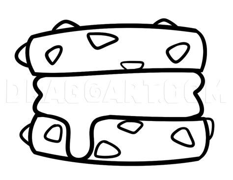 Ice Cream Sandwich Coloring Page - Micahandandrew