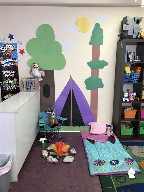 Diy Preschool Classroom Camping Day Diy Preschool Preschool