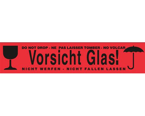 36x Klebeband 50mmx66m, LowNoise transparent + 6x Vorsicht Glas + Abroller