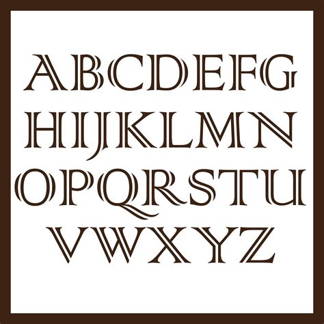 9 Best 6 Inch Printable Block Letters