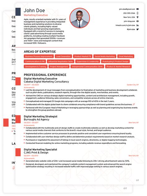 Best Job Winning Cv Templates For 2018 Download And Edit