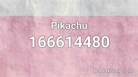 And one task that should be a top priority is obtaining a federal tax id number. Pikachu Roblox ID - Roblox music codes
