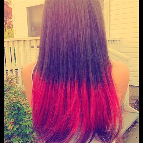 The purple color fades into pink. dip dye pink and purple | Hair, Pastel hair, Hair beauty