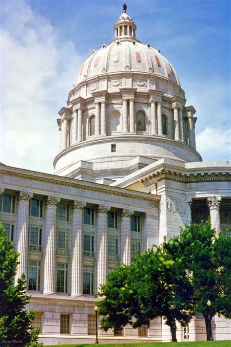 Missouri State Capitol Jefferson City View Of Dome Which Flickr