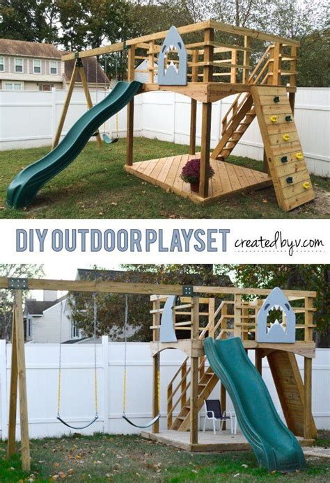 Diy Outdoor Playset Kids Yard Backyard For Kids