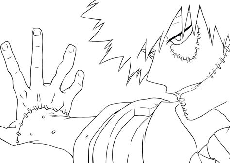 Cool Dabi Coloring Page Anime Coloring Pages
