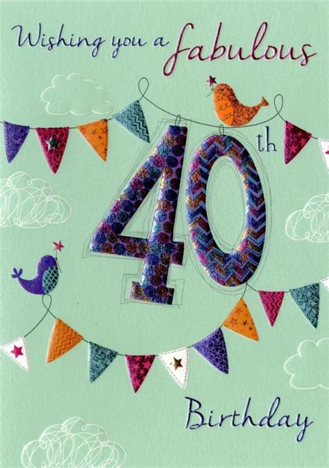 40th Birthday Cards Amsbe Free 40 Birthday Cards 40th Birthday