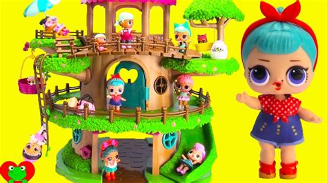 Lol Surprise Dolls Giant Tree House Surprises Youtube