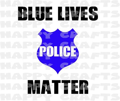 Blue Lives Matter Svg  Png Etsy