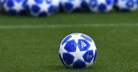 The white stars are again on the champions league ball for 2019/20. Why is the new Champions League ball blue? - Manchester ...