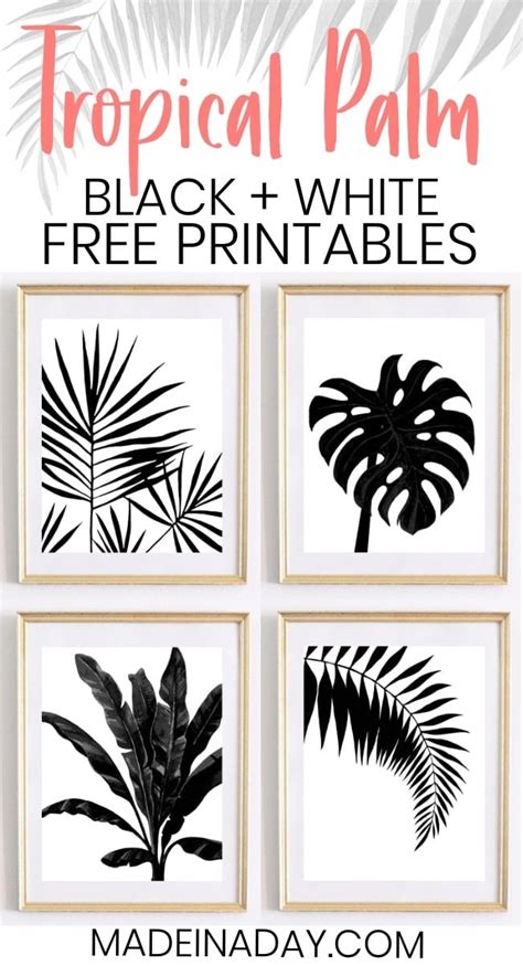 Printable Black And White Wall Art