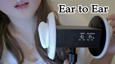 Asmr Ear To Ear Soft Singing And Touching For Sleep Ear Tapping Humming Youtube