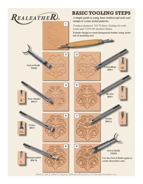 Simple Printable Leather Tooling Patterns Customize And Print