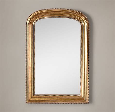 Restoration hardware louis philippe gilt mirror. Gilt Arched Mirror | Gilt mirror, Mirror restoration, Arch ...