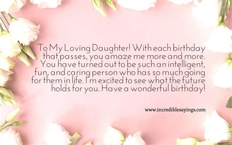 As a parent there is n. 20 Best Happy Birthday Wishes For Daughter (With images ...