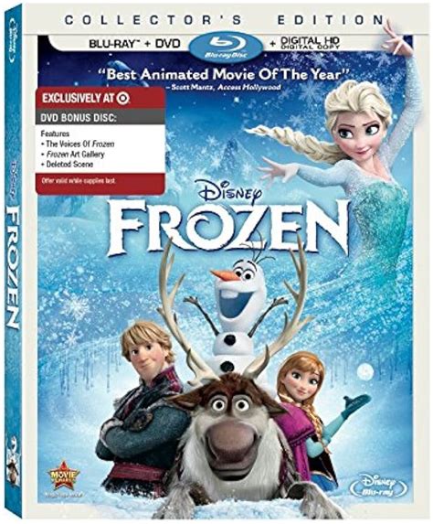 Frozen Disney100 Edition Walmart Exclusive Blu Ray Dvd 48 Off