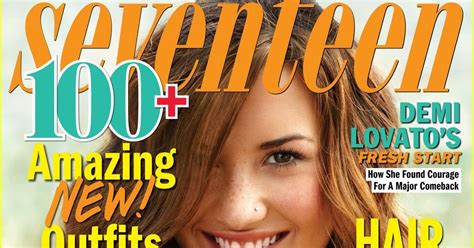 Startriga Demi Lovato Seventeen Magazine February 2012 Issue Cover