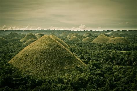Les Chocolate Hills De Bohol Aux Philippines