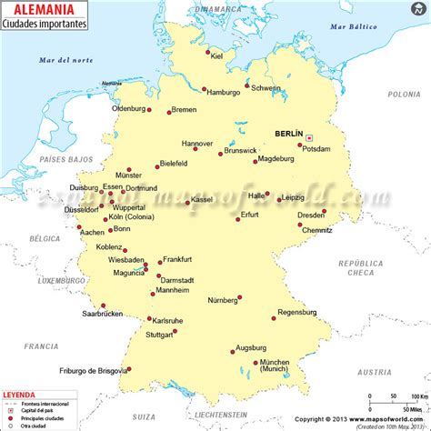 Descubrir alemania de otra forma. Mapa de Alemania - Mapa Físico, Geográfico, Político ...