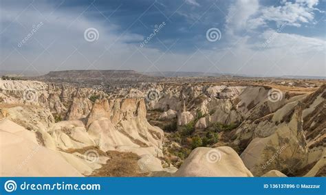 Panorama Of The Pigeon Valley In Cappadocia Stock Photo Image Of