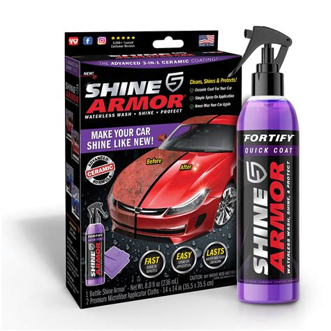 Shine Armor Advanced 3 In 1 Ceramic Coating Car Wax Wash And Shine