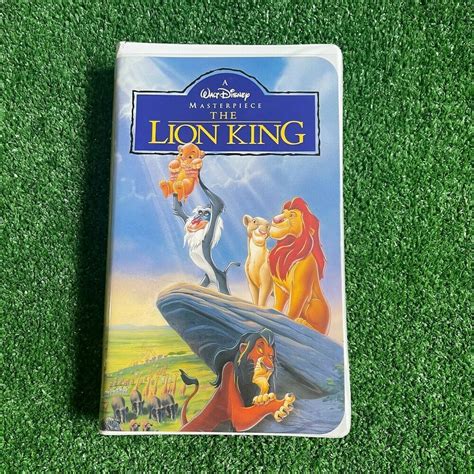 The Lion King Walt Disney S Masterpiece Collection Vhs Tape Tested Vtg