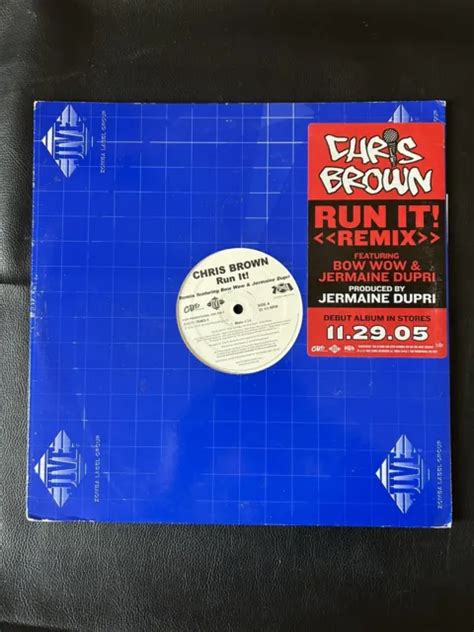 CHRIS BROWN FEAT LP vinyle Bow Wow JD Run it Remix édition limitée