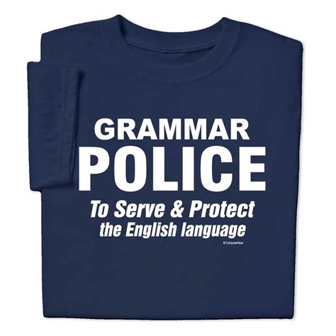 Grammar Police T Shirt Teacher Shirts Funny Grammar Police Funny