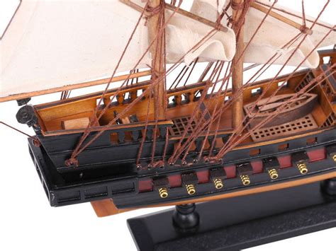 Wholesale Wooden Captain Kidds Black Falcon White Sails Limited Model