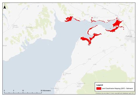 10 Saltmarsh In The Solway Firth 2007 Land Classification Mapping