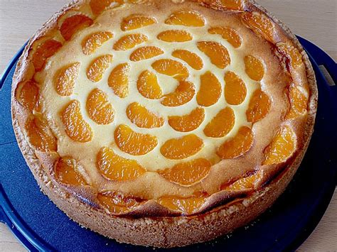Käsekuchen mit Mandarinen von simone2 Chefkoch