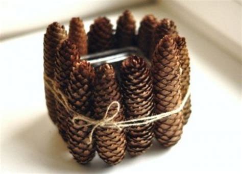 Remarkable Pinecone Crafts Feltmagnet