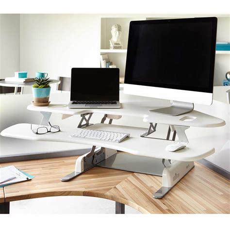 A diy adjustable height desk anyone can build. VariDesk® Cube Corner® 36 | Stand-Up Desk Converters ...