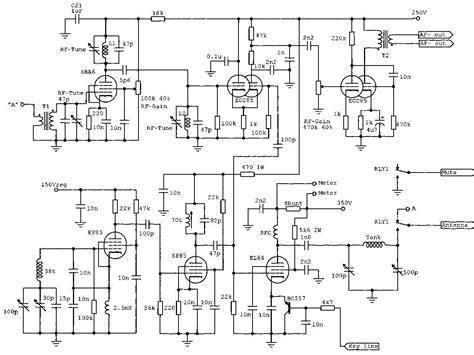 Ham Radio Circuit Diagram Wiring Digital And Schematic