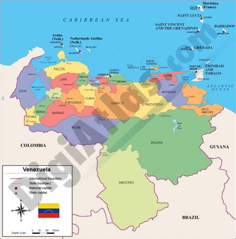 Map Of Venezuela