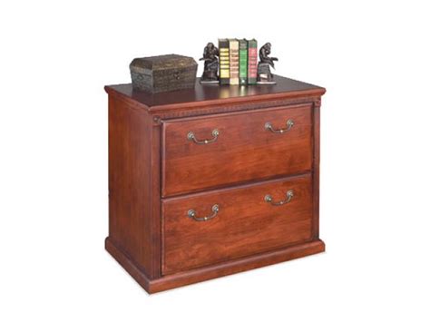 Americana 2 Drawer Lateral File Cabinet Cherry Mac 450c Wooden File