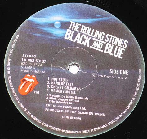 The Rolling Stones Black And Blue English Rock 12 Lp Vinyl Album