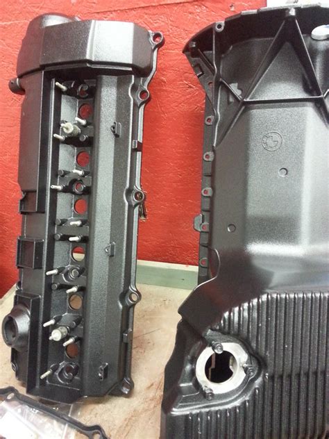 M50 Powdercoated Valve Cover E34 M50 Powdercoated Oil Pan