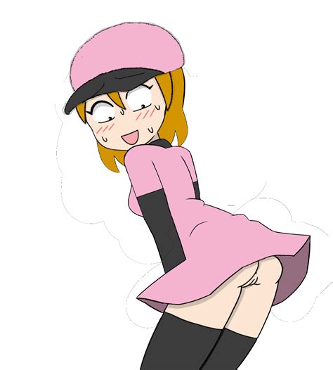 Rule 34 Ass Blush Clothing Edit Edited Emirichu Hair Hat Nintendo No Panties Open Mouth