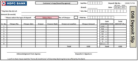 A bank deposit slip is a small form designed to place money into a savings or checking account. Bank Deposit Slips Printable That are Epic | Williams Blog