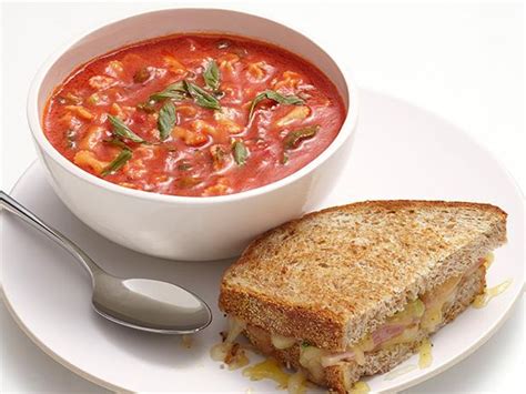 Maybe you would like to learn more about one of these? Fresh Tomato Soup With Grilled Cheese Recipe | Food ...