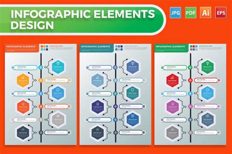 Design Flowcharts Piecharts Graphs Diagram Business Infographic