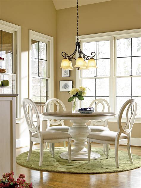 Shop our best selection of universal furniture kitchen & dining room table sets to reflect your style and inspire your home. Universal Summer Hill 5 Piece Dining Set with Pierced Back ...