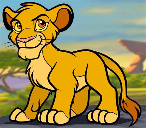 How To Draw Simba From Lion King Step By Step Drawing