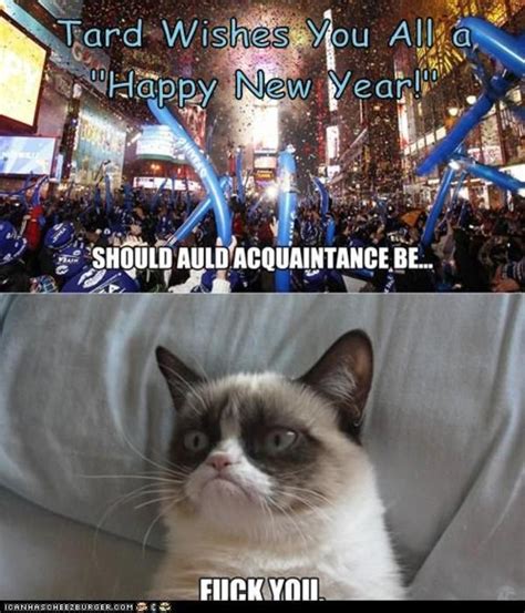 Tards Wishes For The New Year Grumpy Cat Know Your Meme