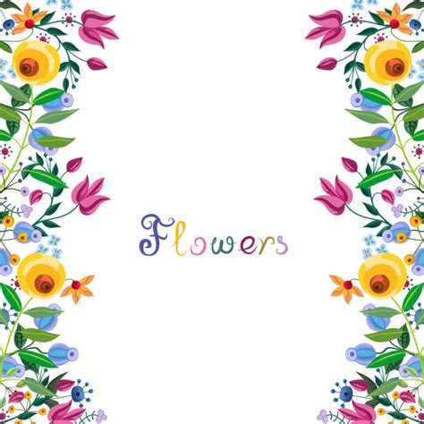 Flower Borders Illustrations Royalty Free Vector Graphics And Clip Art