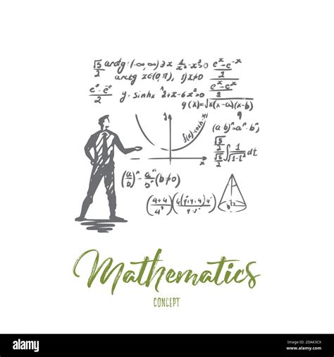 Mathematics Education Science School Study Concept Hand Drawn