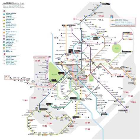 Plano De Metro De Madrid Horarios Trenes