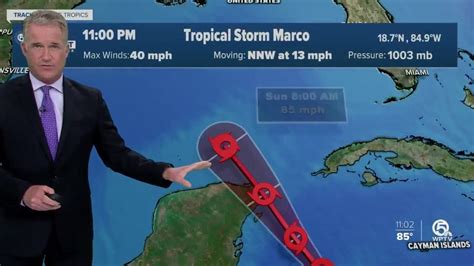 Tropical Storm Marco Forms Over The Northwestern Caribbean Youtube