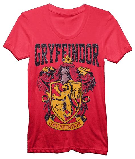 Harry Potter Gryffindor Juniors Red T Shirt Ebay